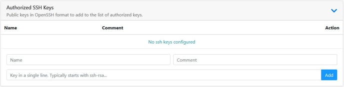 AuthorizedSSHKeys