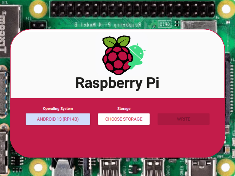 Free Android 13 OS now available in Raspberry Pi Imager