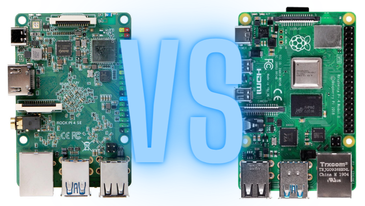 ROCK 4SE vs RPi 4B