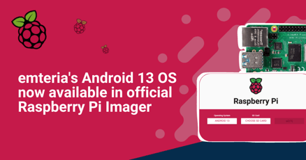 Android 13 in Raspberry Pi Imager