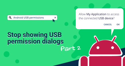 Stop Android USB permissions