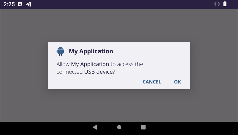Android USB permissions: Remember granted USB permissions
