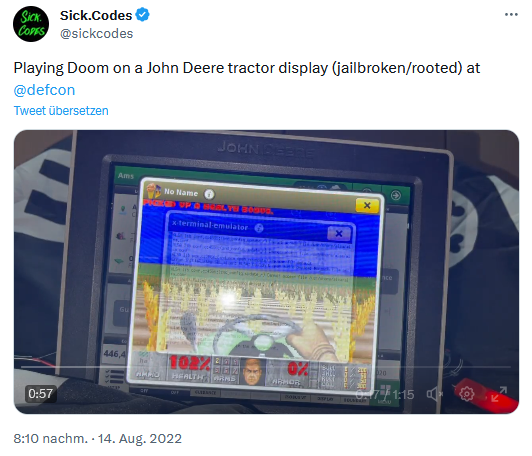 Twitter post by Sick.Codes