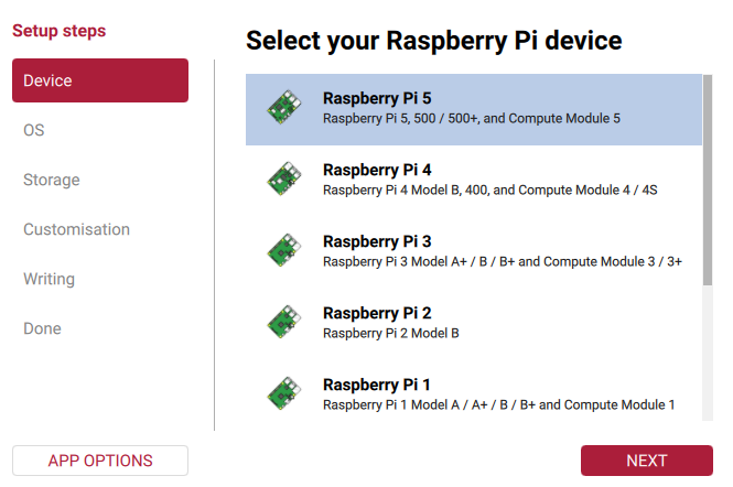 rasp 5 latest screenshot